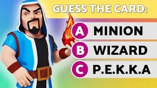Guess the CLASH OF CLANS CARD | Super Cell Quiz Trivia