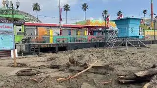 2023 January storm damage Santa Cruz, California, Santa Cruz boardwalk