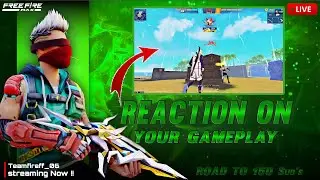 1 V 3 MAD REACTIONS IN LIVE || FIRE BEAST IS LIVE🔥| FF MAX Telugu #freefirelive
