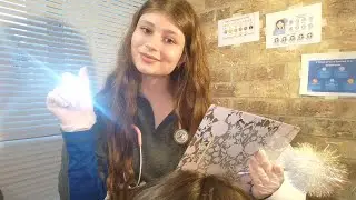 ASMR School Nurse Checkup (Everything is wrong)