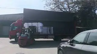 Mobile partition walls ready for shipment.