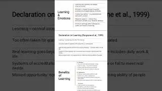 Learning and development 