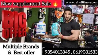 BIGGEST SUPPLEMENTS SALE 🔥 II 3 DAYS OFFER ONLY ON RAHUL FITNESS 🎊💪 LOOT LO