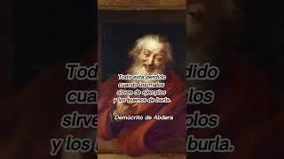 Dem&oacute;crito #filosofia #filosofos #democritus