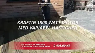 REX H 200 multi slibemaskine til terrasser, fliser mm.