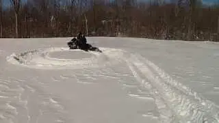 2014 skidoo in deep powder