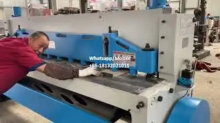Looking for Mechanical Shearing Machine to Cut Perforated Sheet