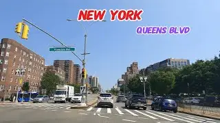 NYC DRIVE|| FROM LONG ISLAND CITY TO FOREST HILLS VIA QUEENS BLVD