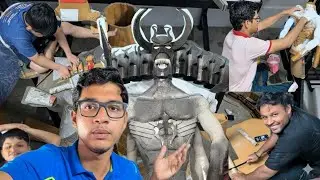 Ravan making at home !!