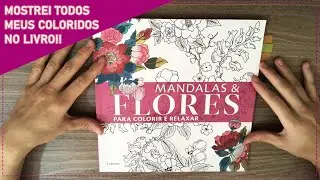 Meus coloridos no livro: Mandalas e Flores para Colorir e Relaxar