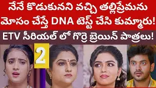 Radha Manoharam serial Tmixture review part-2 తల్లిప్రేమను మోసం చేస్తే! ఈటివి సీరియల్ లో మాత్రం!
