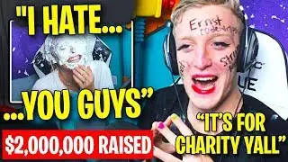 Tfue & Corinna Put Themselves Through HELL For Charity! (PEPPERS,PIES AND WAXING!)