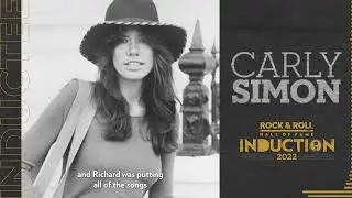 2022 Induction Announcement Carly Simon Reaction: Full Interview