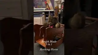 3 in 1 Amish-made high chair! #claremontnh #shopsmall #shoplocal #countrydecor #furniture