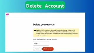 How to delete Lyft account