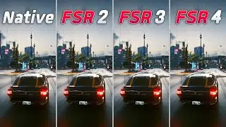 FSR 2 vs FSR 3 vs FSR  4 - Graphics & Performance Comparison