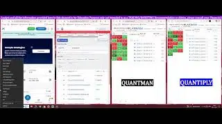 #ALGOTRADING with #QUANTMAN & #QUANTIPLY #livestreaming (TRADE FLIX) -09.12.2025 - EPISODE - 506