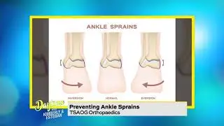 Preventing Ankle Sprains featuring Justin Robbins, MD on Daytime KABB