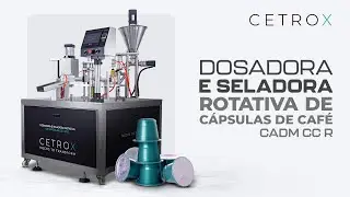 Dosadora e Seladora Rotativa de C&aacute;psulas de Caf&eacute; CADM CC R