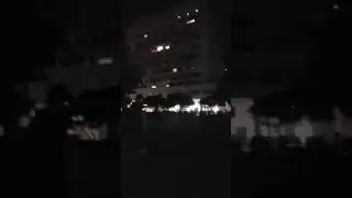 Piazza Rossetti Genova a luci spente