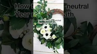 How to make a year round wreath 🌿