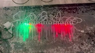 Gemmy orchestra of lights 24 count icicle lights