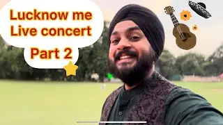 Lucknow show part 2 | Guitar wala vlog #guitar #liveconcerts @TravelingDesi