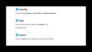 Command Prompt (ipconfig, ping, tracert)-Computer Networks Lab 1