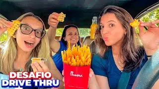 PEDINDO E COMENDO TUDO O QUE A PESSOA DA FRENTE ESCOLHEU NO DRIVE THRU Ft Poliana Landim