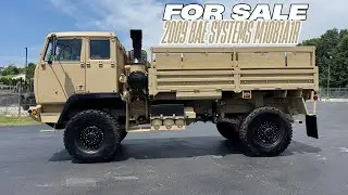 Just Listed! 2009 BAE Systems M1081A1R LMTV 4 X 4 Cargo Truck W / Air Conditioning!