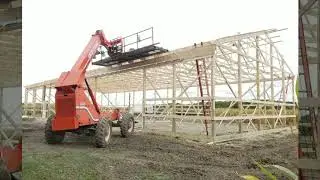 Attica Lumber 42x104 pole barn
