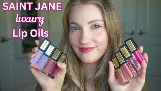 Saint Jane Luxury Lip Oil Review & Swatches (ALL SHADES)