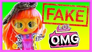 FAKE L.O.L. Surprise! O.M.G. Neonlicious Fashion Doll Review