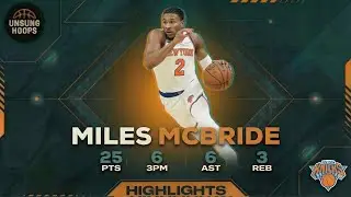 Miles McBride 25 PTS, 6 AST vs Warriors | New York Knicks Highlights (01/15/26)