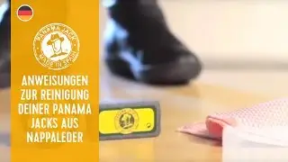 Anweisungen zur Reinigung deiner Panama Jacks aus Nappaleder