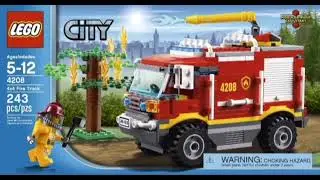 lego city 4X4 fire truck - fire engine  