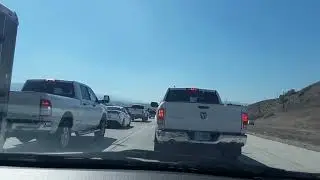 5 Miles in 54 minutes, big traffic jam with music