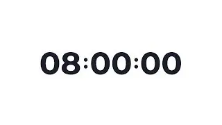 8 Hour Timer