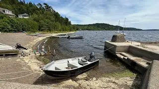 Lowe Sea nymph 1462 new paint and sea trials. #aluminumboats #tinboats #stripebass #cedarcanoe #boat