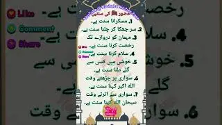 Hazoor Muhammad SAWW ki Suntain | Islamic Information #muhammad #islamicinformation #shorts #viral