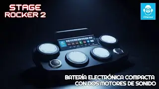 iDance STAGEROCKER2: Bater&iacute;a + Bater&iacute;a recargable + 2 modos: Tableta/Solo