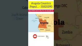Map In Angola Country | #factmystery #shorts