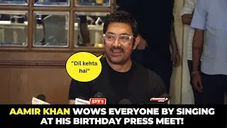 Aamir Khan Turns 60 & Sings for Fans at Press Conference! | Koimoi