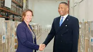 President Boko Delivers 36 Tonnes of Life Saving Medicines