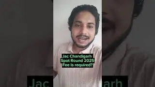 Jac Chandigarh Spot Round participation 2025