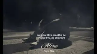 ALONE - DEEPSTAR || MUSIC VIDEO 2023 || DILLI 92 GANG