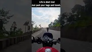 Life is short bro just pack your bag & Travel #otmch #otmcoach #roadtrip #travel #bikeride #roadlife