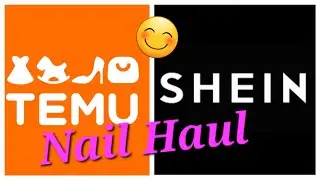 NAIL HAUL FROM @SHEINOFFICIAL AND @temu |#nails #subscribe #subscribetomychannel