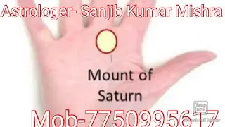 Saturn Mount in Palmistry