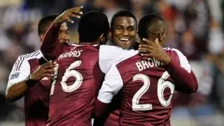 GOAL: Edson Buddle finishes inside the box | Columbus Crew vs Colorado Rapids
